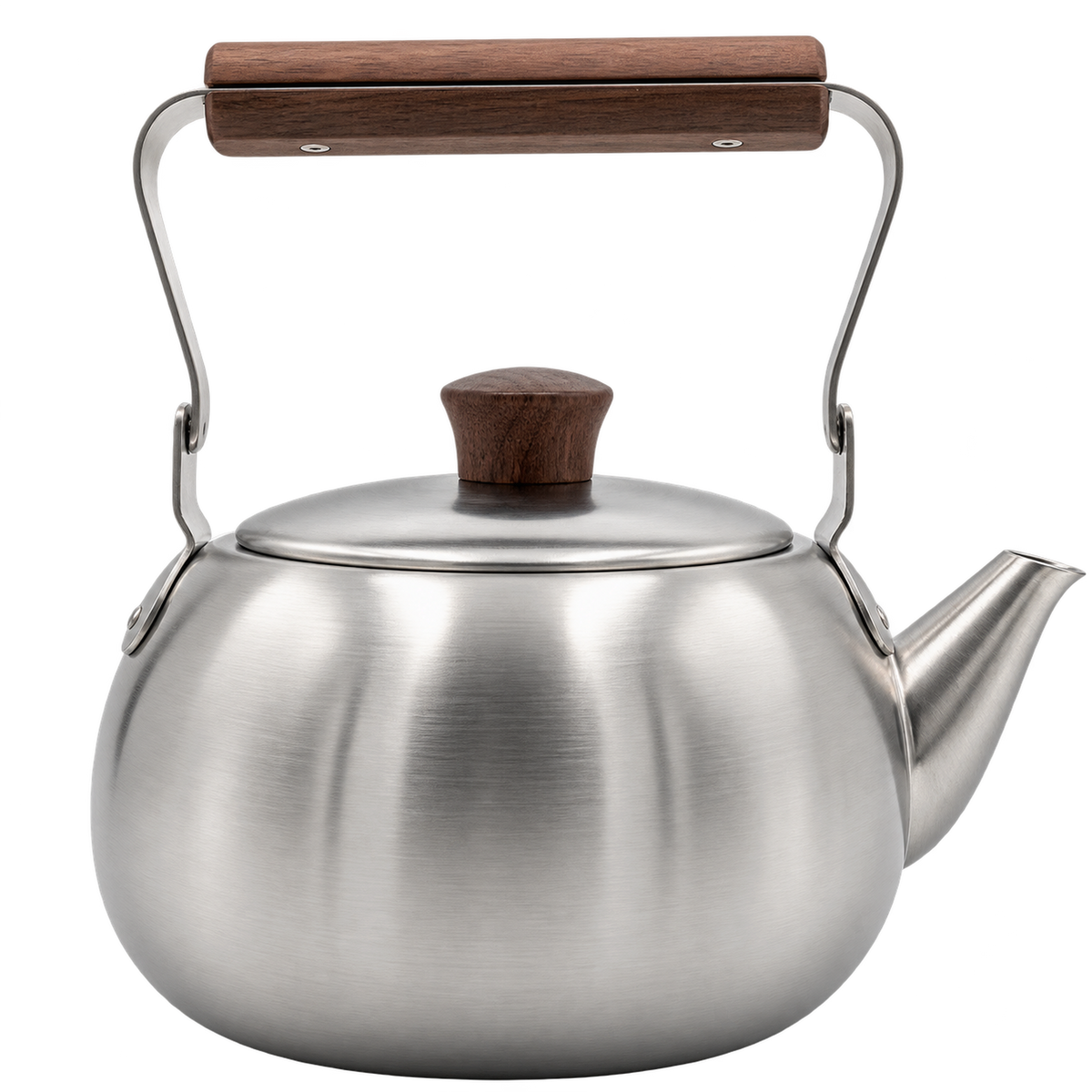 KOGU Wood-Handle Steel Teapot (500ml)