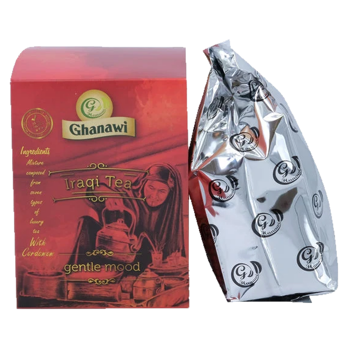 Ghanawi Iraqi Tea Gentle Mood with Cardamom 200g
