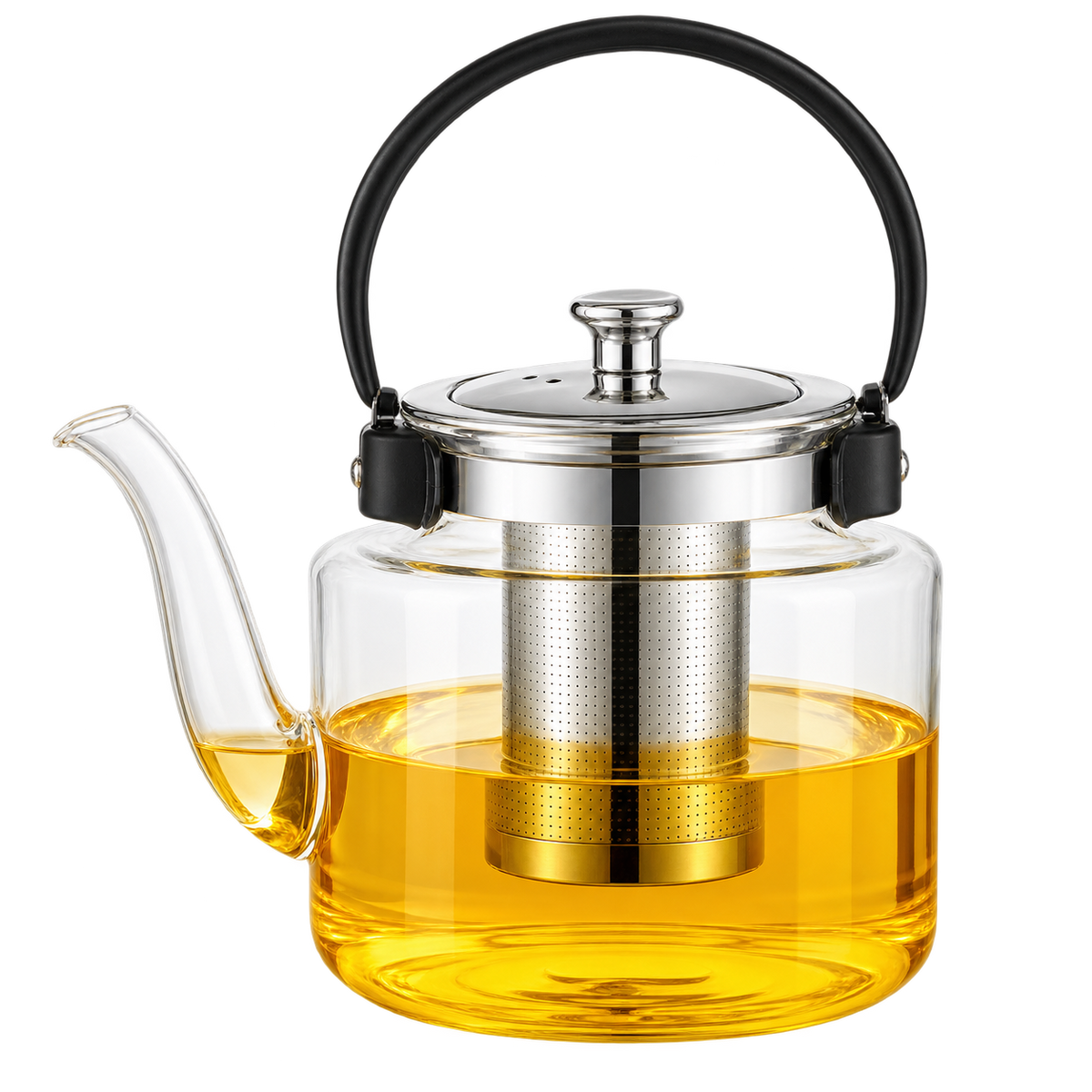 Glass teapot with stainless steel infuser TBH-1500 1.5L