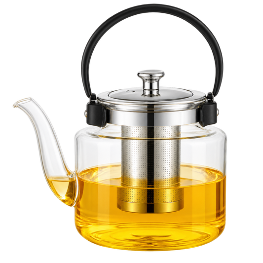 Glass teapot with stainless steel infuser TBH-1500 1.5L