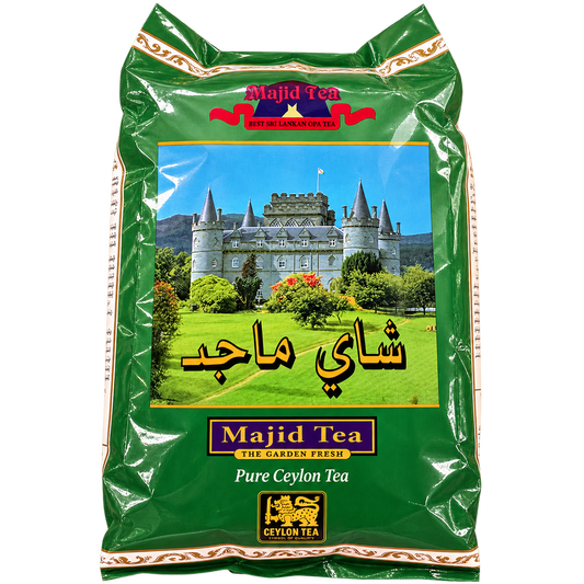 Majid Tea Best OPA Pure Ceylon Tea 500g green pack front