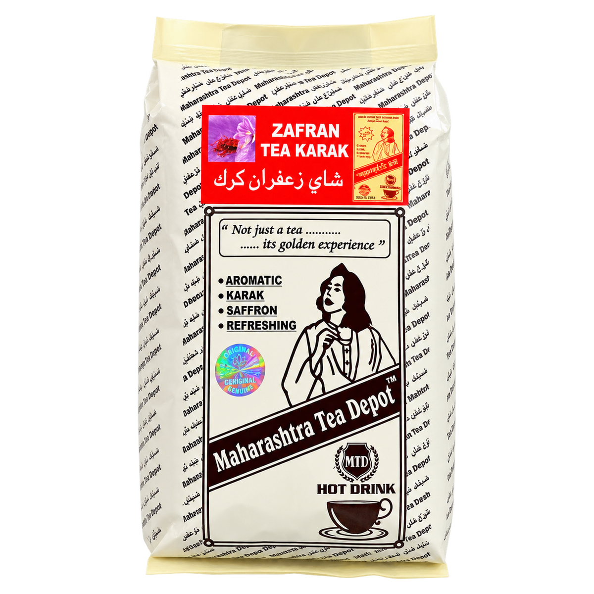 Zafran Tea Karak 500g Maharashtra Tea Depot saffron tea pack